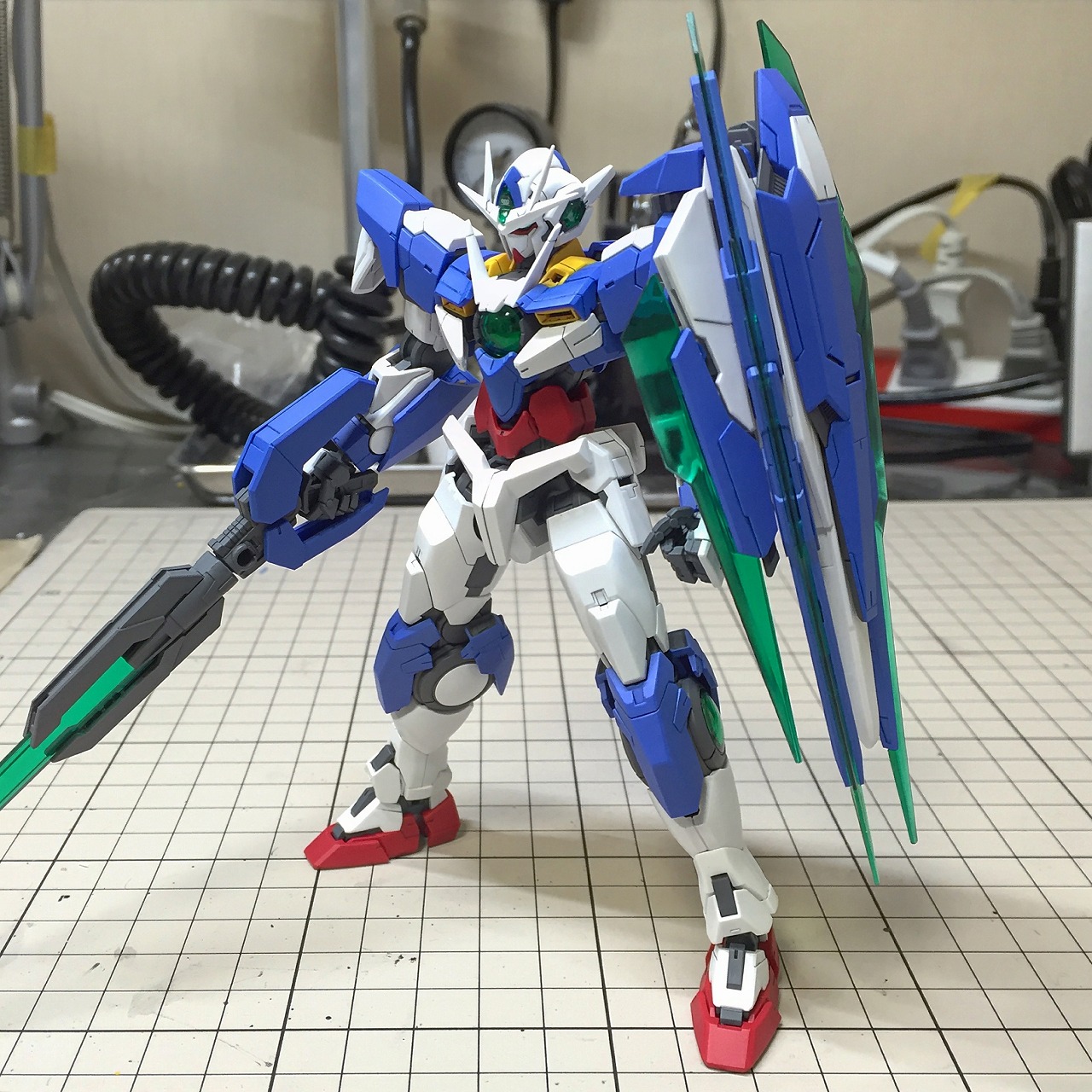 RG ダブルオークアンタ 製作記 04【組立編】 | 雑食プラモ備忘ログ