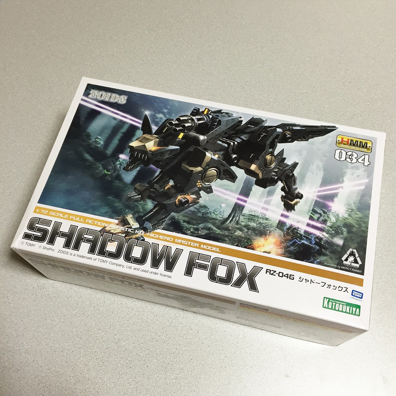 コトブキヤ HMM ゾイド シャドーフォックス 製作記 01【組立編