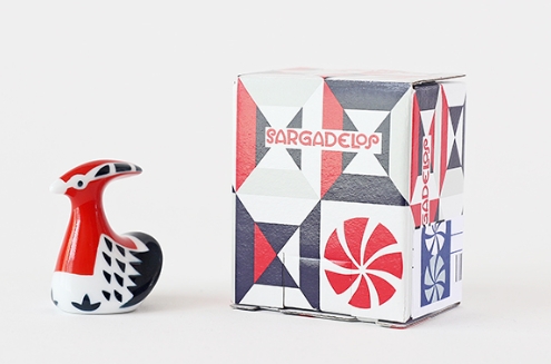 サルガデロス ミニオブジェ／ノドジロムシクイ Cタイプ｜北欧モダン