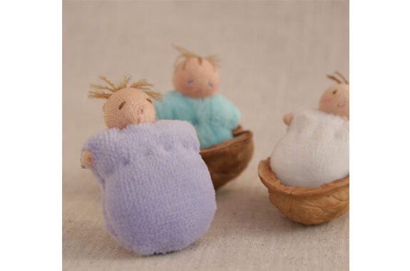 布人形 小さい人形 030:くるみの赤ちゃん＜公式ウォルドルフ人形