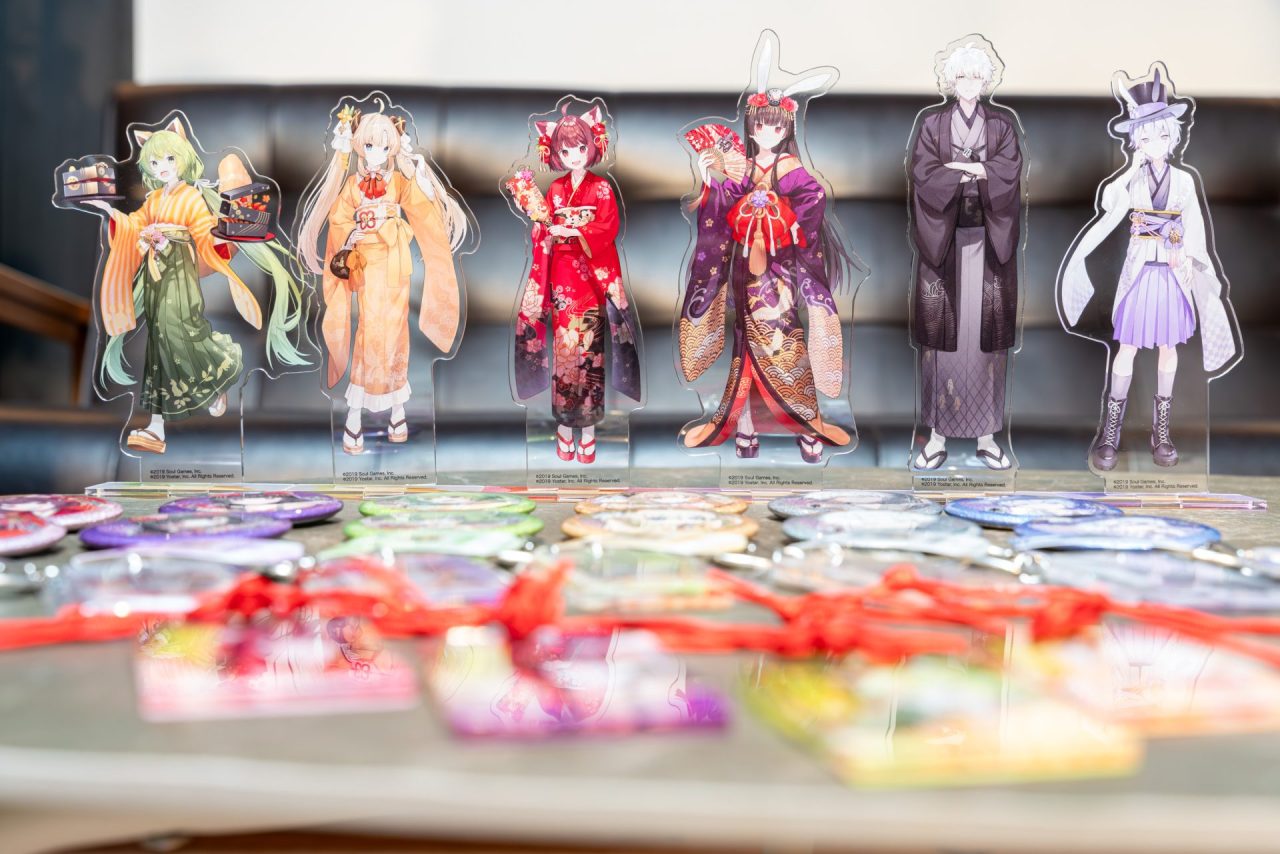 一姫たちが晴れ着姿でお出迎え！『雀魂-じゃんたま- × STELLAMAPCafe