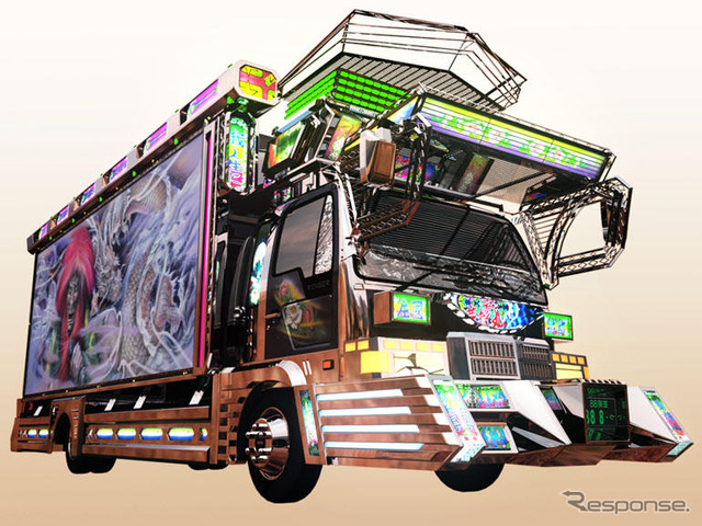 東京ゲームショウ07】Wii『全国デコトラ祭り』に関口親分の芸術丸など