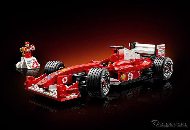 F1黄金時代が蘇る“大人レゴ”にシューマッハの『フェラーリ F2004』が