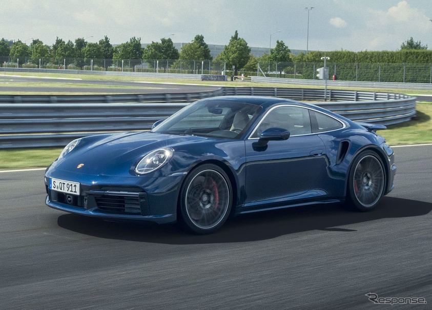 ポルシェ 911ターボ 新型、580馬力ツインターボ搭載…デジタルワールド