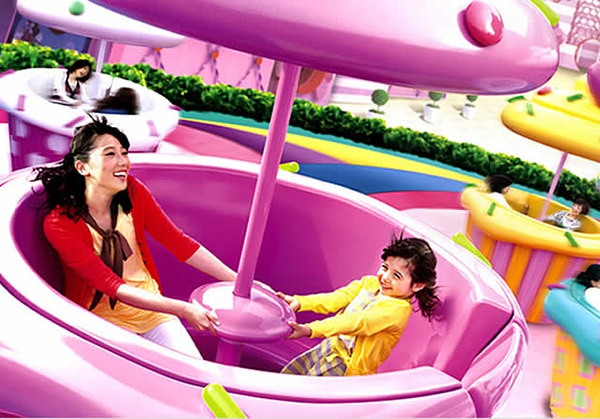 ハローキティのカップケーキ・ドリーム｜アトラクション｜ユニバーサル