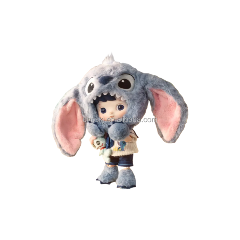 Pop Mart Official HACIPUPU Stitch 1/8 Vinyl Plush Action Figure