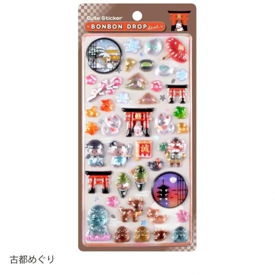 再販情報】ボンボンドロップシールより和柄、churukiraシリーズなど全