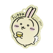 SUPPA…!!”「ちいかわ」肉詰めハチワレもカプセルトイに♪ ラメアクキー