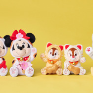 ディズニー」ミッキー＆ミニー、ベイマックスらと迎春♪ 和風な猫コス