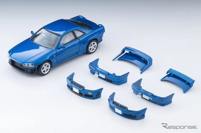 カスタムパーツが付け替え可能な高級トミカ、「日産 スカイライン25GT