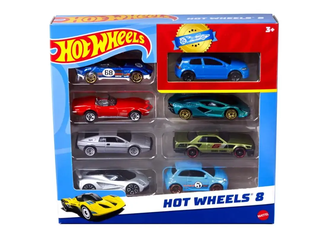 MATTEL HPV78 Basic Car Hot Wheels Assorted 8 pc Assorted Buy Now