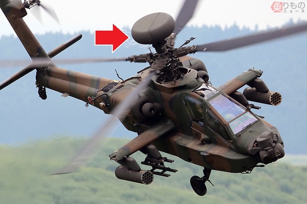 戦闘ヘリの頭脳？ 陸自AH-64D「アパッチ」頭の“コブ”の役割とは 最近は