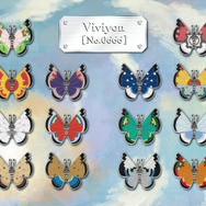 ポケモン』模様が異なる全20種の「ビビヨン」がピンズに！額縁に入った