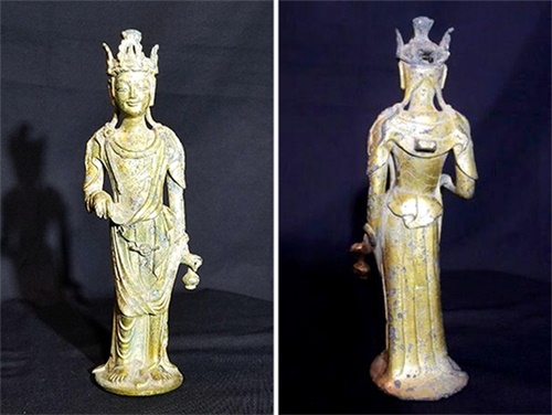 日帝時代に搬出された百済金銅観音像、売り値15億円？ | Joongang