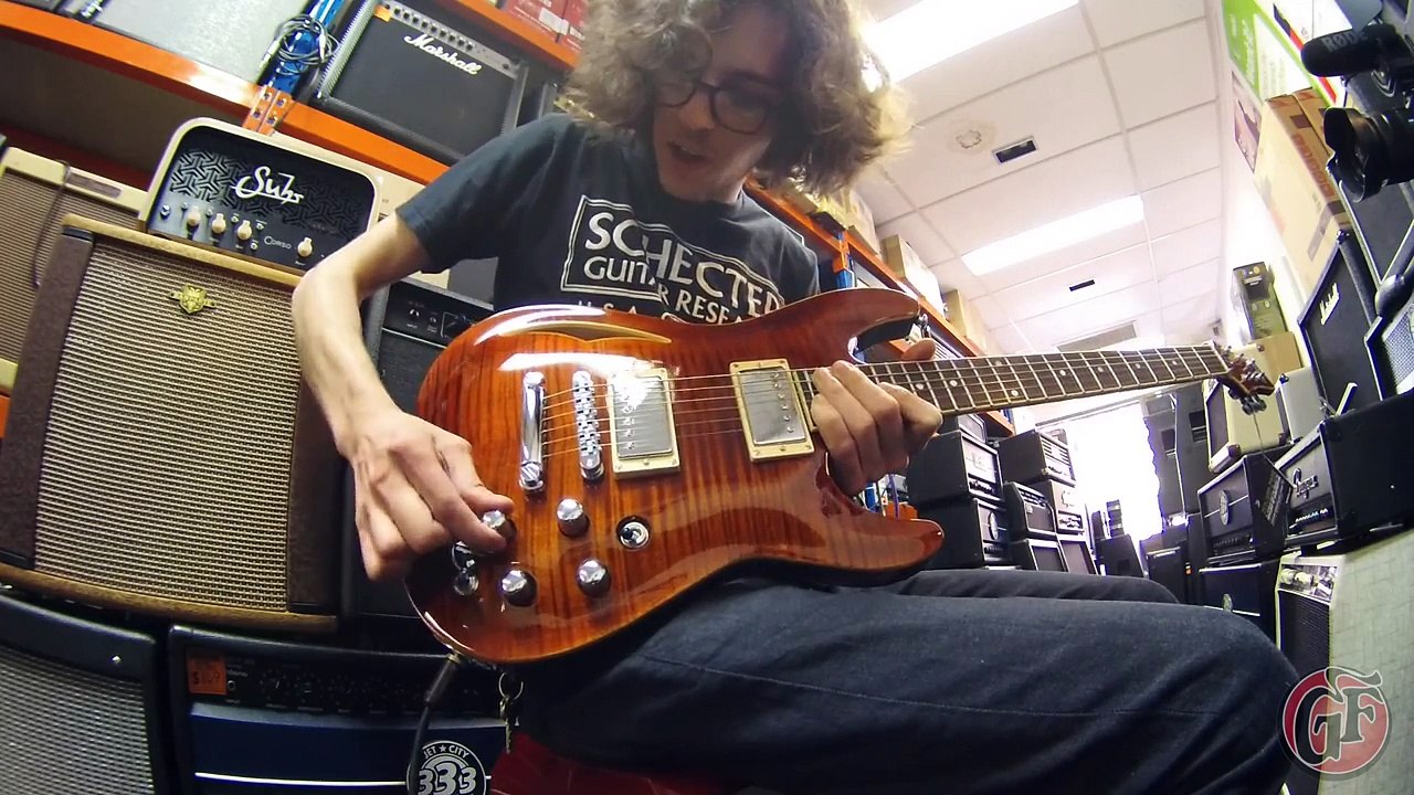 Schecter | C-1 E/A Cats Eye Semi-Hollow Guitar - video Dailymotion