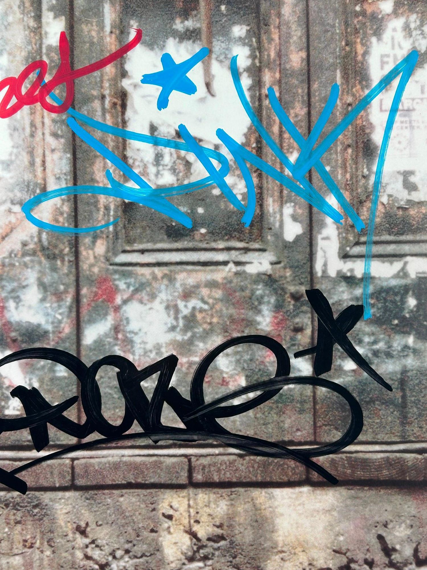 Graffiti 1992 Exhibition Poster, Signed by Crash, Futura, Daze