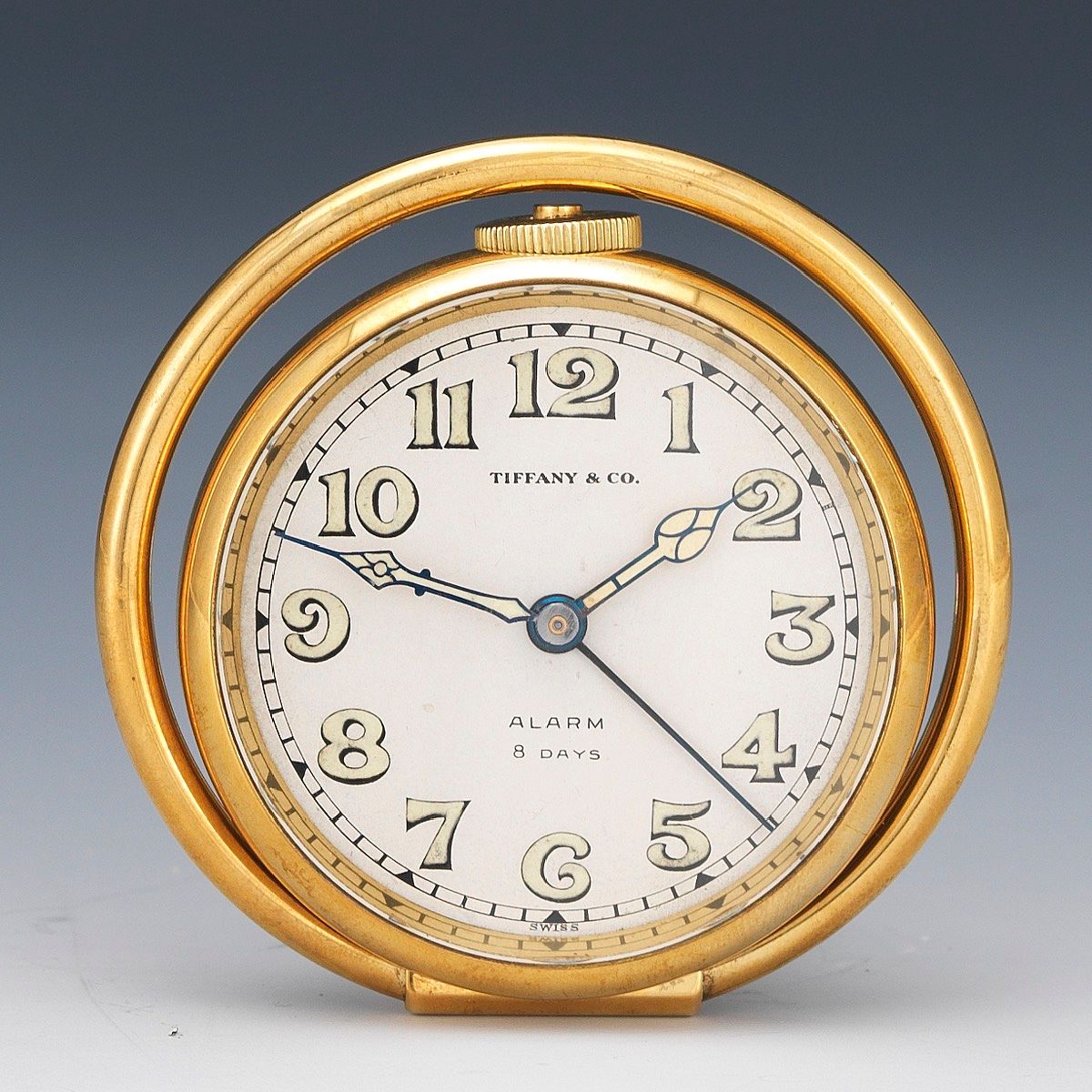 Rare 1920's Tiffany Cortland-Concord Travel Alarm sold at auction