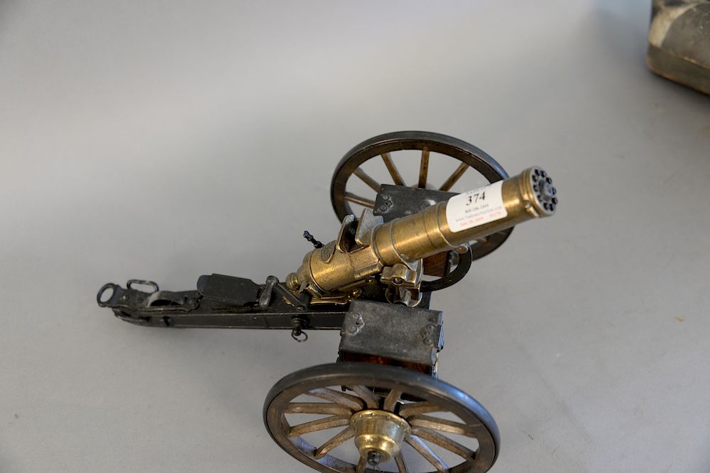 Gatling model gun, marked gatling USA 1883 Hartford Conn, possibly