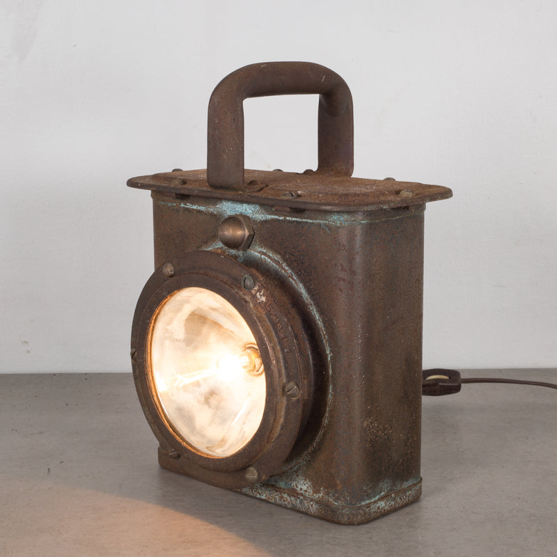 World War Era U.S. Navy Ship Lantern Lamp c.1940 | S16 Home