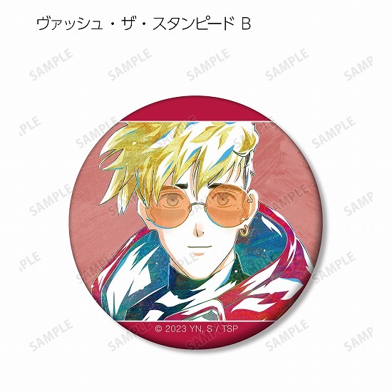 TRIGUN STAMPEDE トレーディング Ani-Art マット缶バッジ 10個入り1BOX