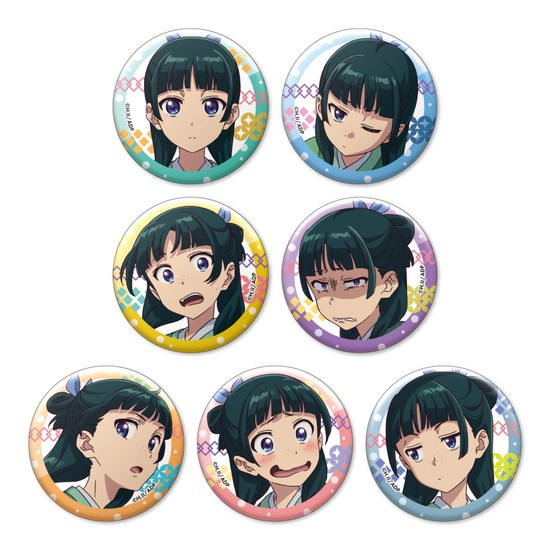 薬屋のひとりごと 猫猫顔コレ 缶バッジ 7個入り1BOX｜ホビーの総合通販