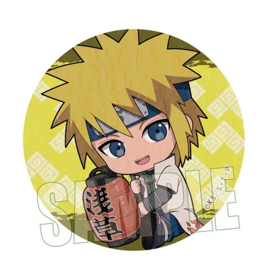 NARUTO-ナルト- 疾風伝 トレーディング和紙風缶バッジ ぎゅぎゅっと