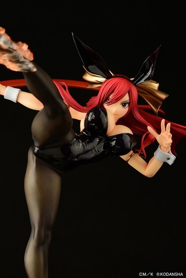 オルカトイズ FAIRY TAIL 1/6 エルザ・スカーレット ハイキックver.黒