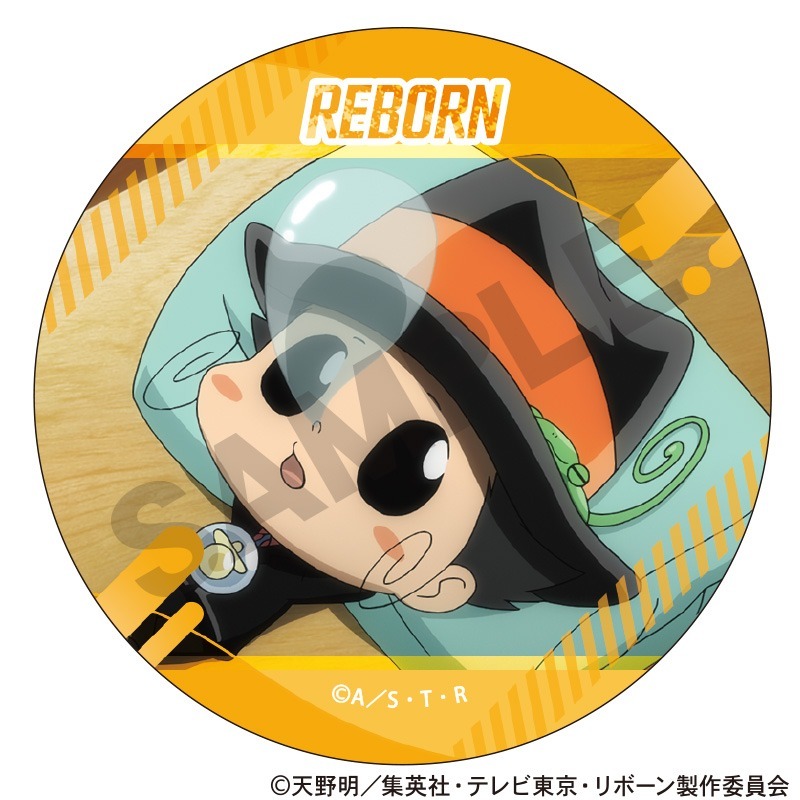 家庭教師ヒットマンREBORN! トレーディング缶バッジ 雨濡れ ノーマル