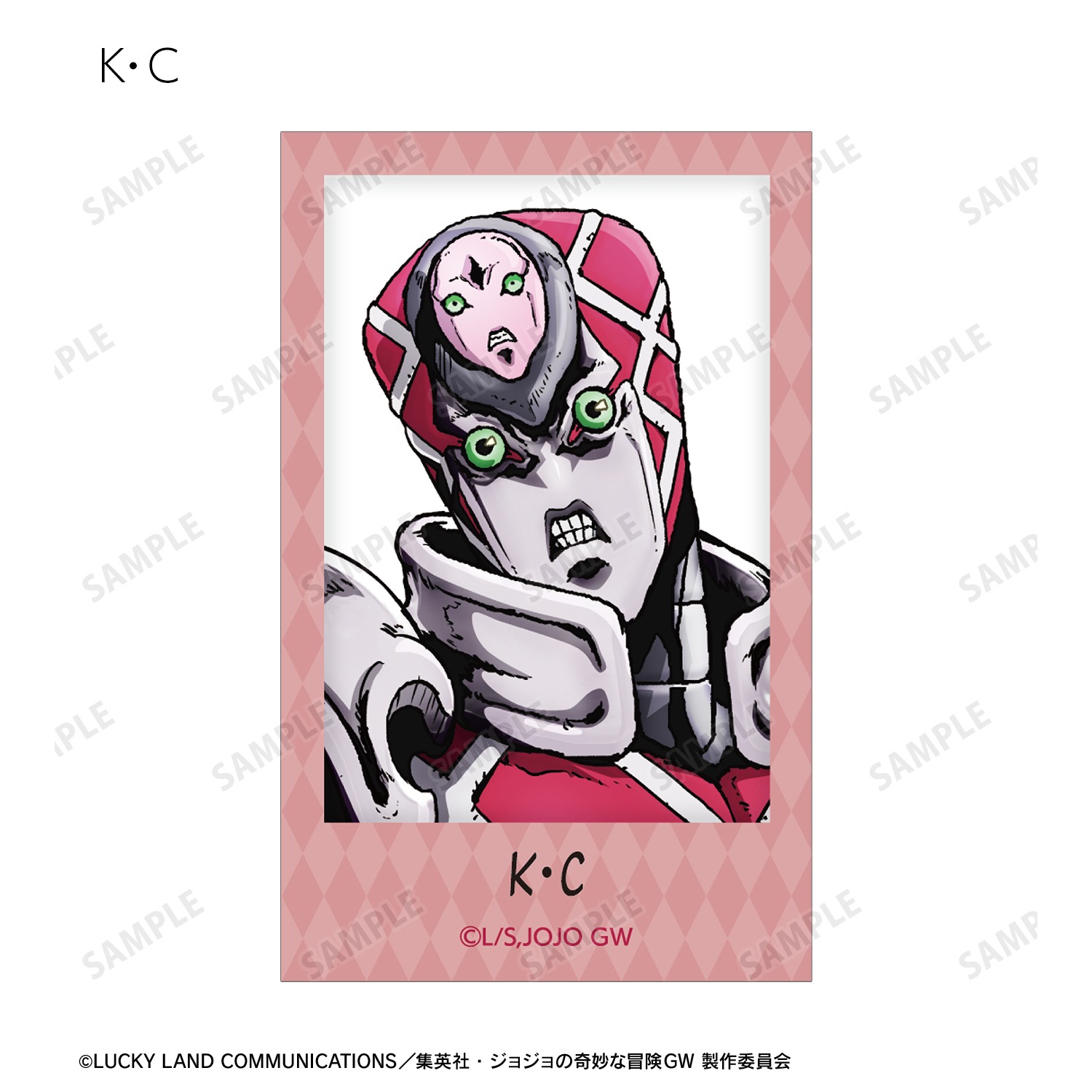 ジョジョの奇妙な冒険 黄金の風トレーディングインスタントカメラ風