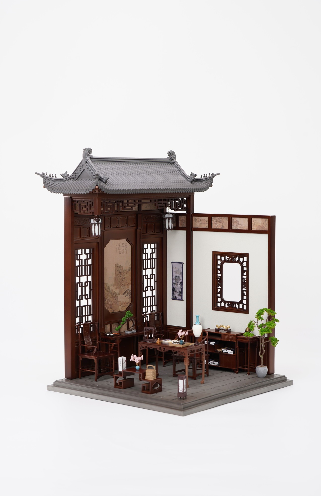 ZHENMU 知古小斎（ちこしょうさい） 1/12スケール中華風ドールハウス