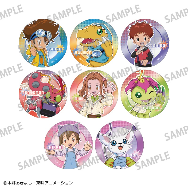 デジモンアドベンチャー トレーディングメタリック缶バッジvol.1