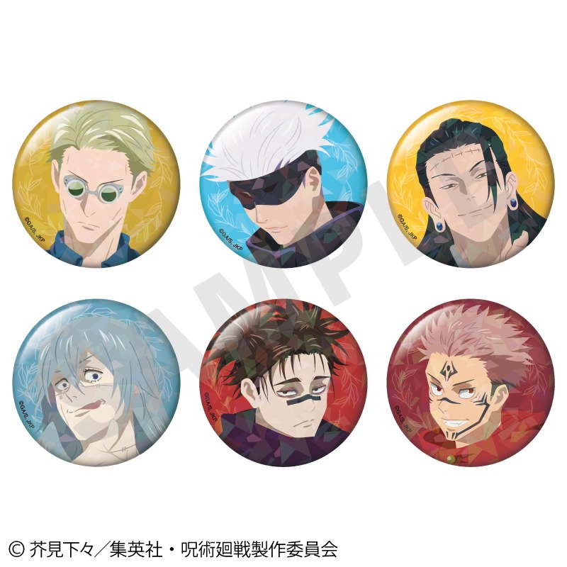 呪術廻戦 ペイントラクトシリーズ トレーディングホログラム缶バッジ