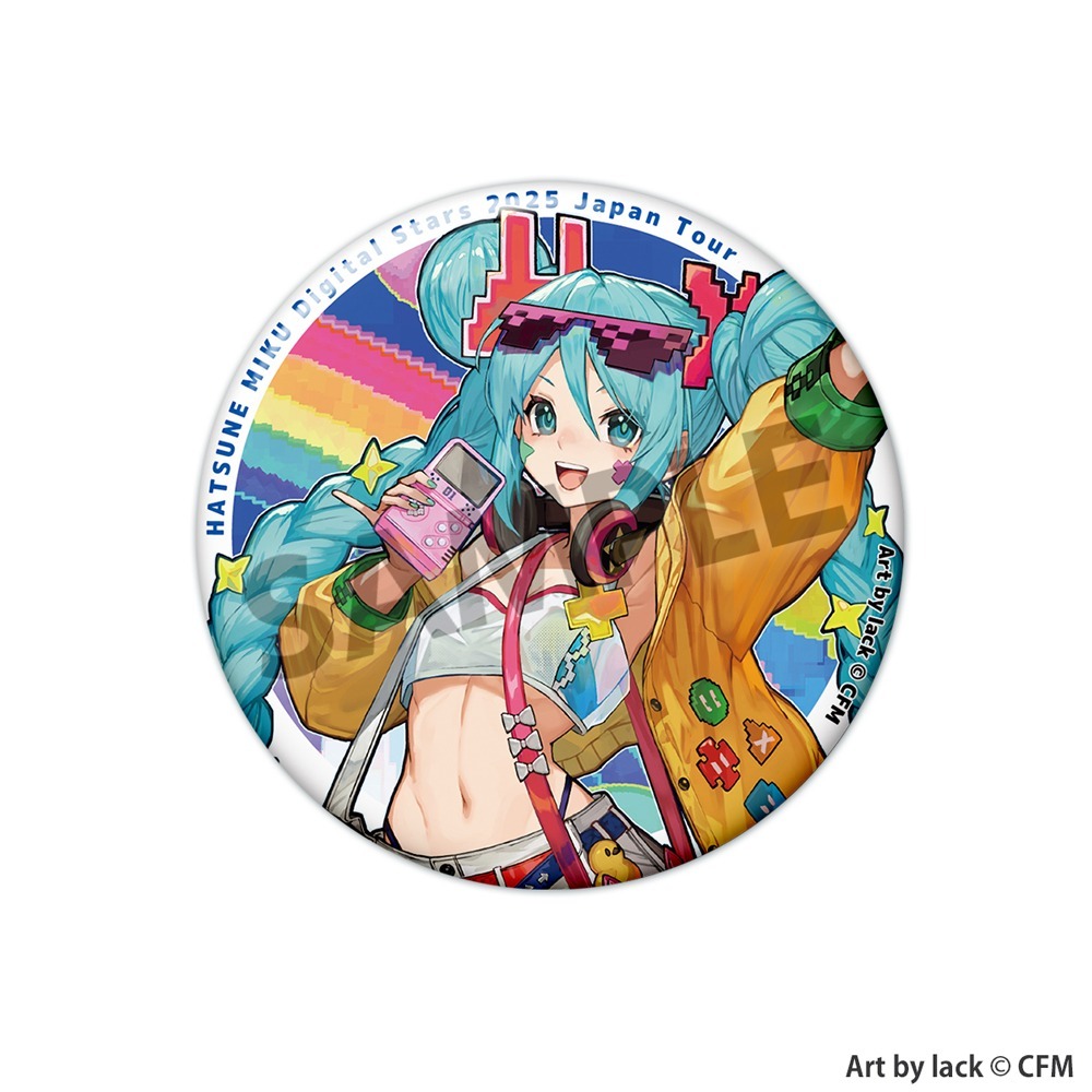 HATSUNE MIKU Digital Stars 2025 Japan Tour ホログラム缶バッジ