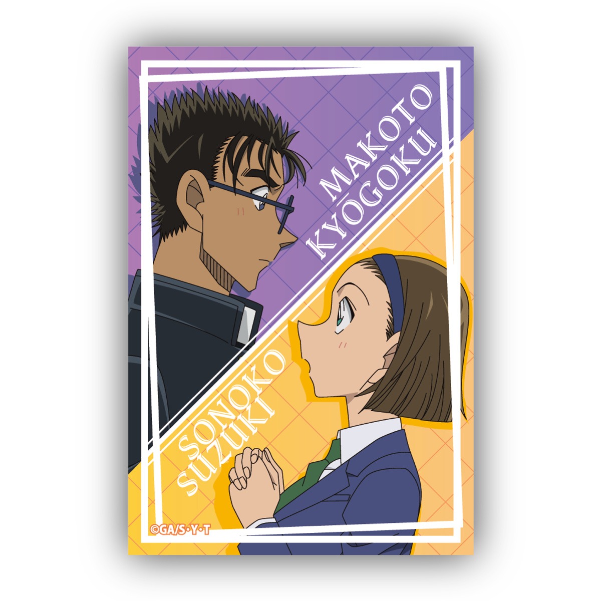 名探偵コナン スクエア型缶バッジVol.4 京極真＆鈴木園子｜ホビーの