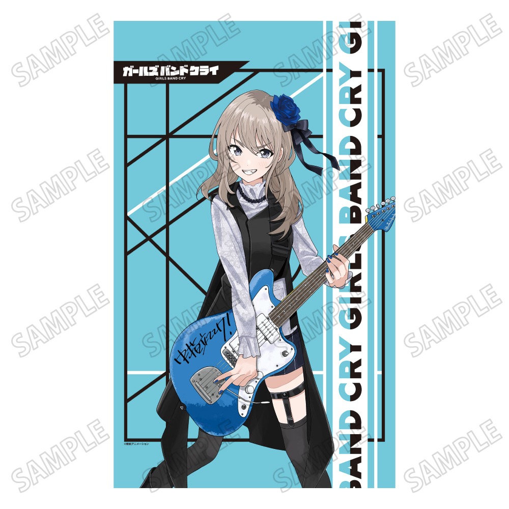 再販】アニメ ガールズバンドクライ 描き下ろしB2タペストリー 2
