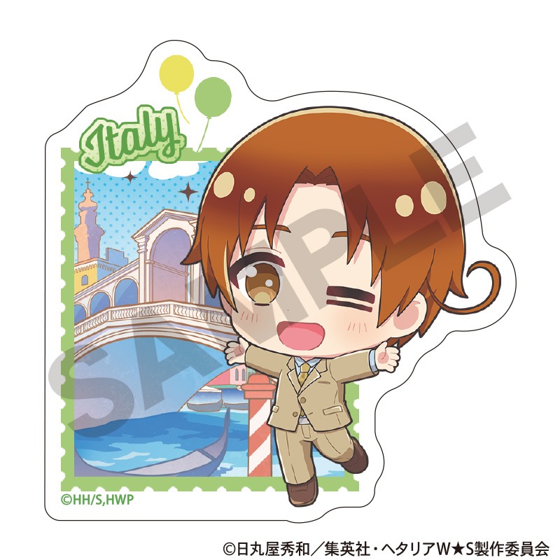 ヘタリア World☆Stars トレーディングアクリルクリップ ちまにわ 10個