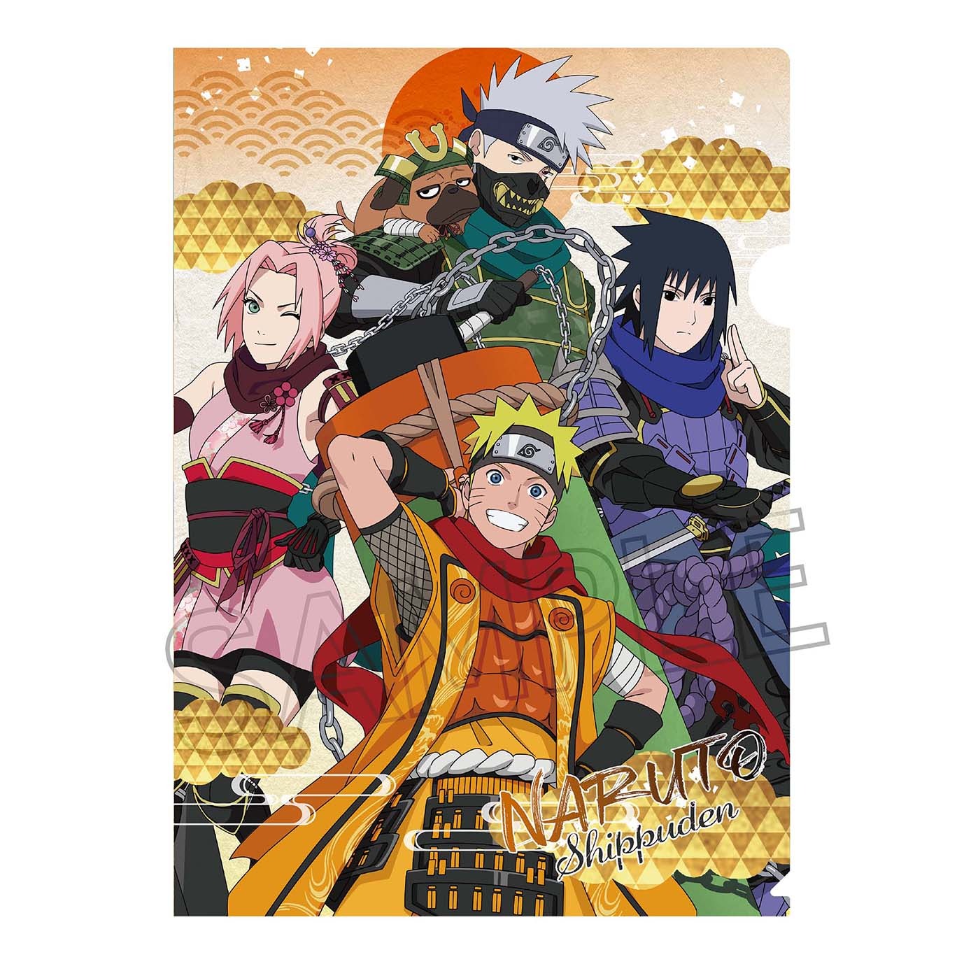 NARUTO-ナルト- 疾風伝 クリアファイル 忍武者 集合｜ホビーの総合通販