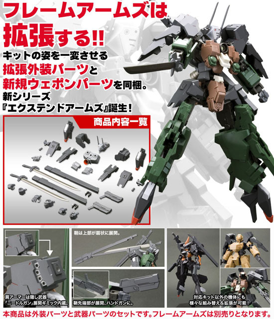コトブキヤ フレームアームズ 1/100 エクステンドアームズ01 RF-9