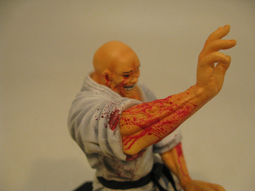 スパイダーウェブ 範馬刃牙 RDF 強きを求めし者 愚地独歩 流血版