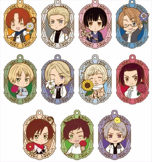 ヘタリア The Beautiful World トレーディングラバーストラップ 12個