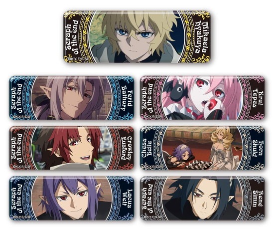 終わりのセラフ ロングカンバッジコレクション ～吸血鬼～ 7個入り1BOX