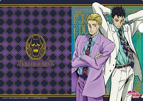 TVアニメ ジョジョの奇妙な冒険 クリアファイル 吉良吉影＆川尻浩作