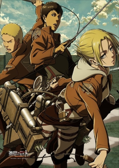 進撃の巨人 B2タペストリー アニ＆ライナー＆ベルトルト｜ホビーの総合