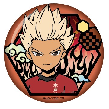 イナズマイレブン アレスの天秤 切り絵シリーズ 和紙缶バッジ 7個入り