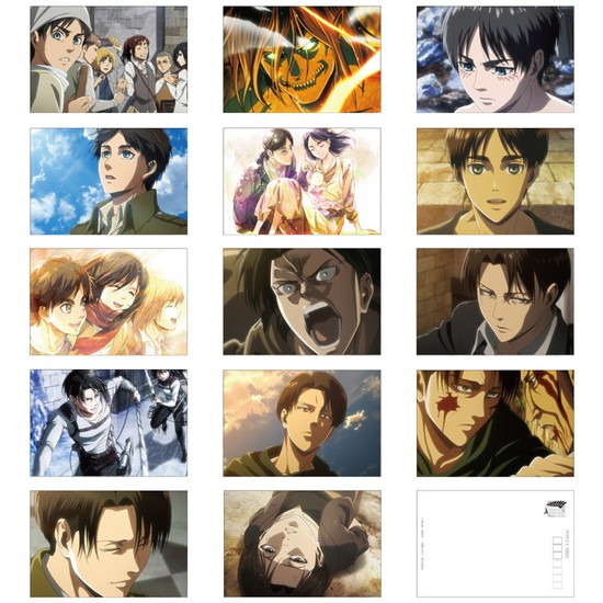 進撃の巨人 ポストカードセット｜ホビーの総合通販サイト ホビーストック