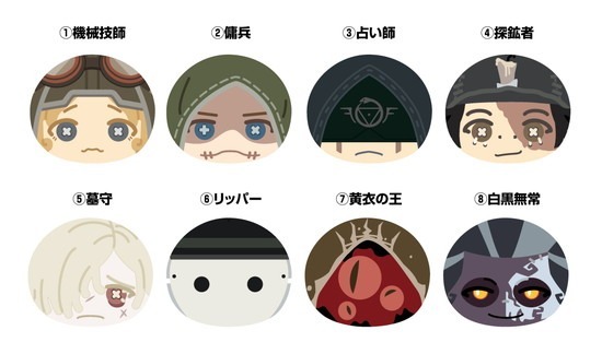 Identity V おまんじゅうにぎにぎマスコット1 8個入り1BOX｜ホビーの