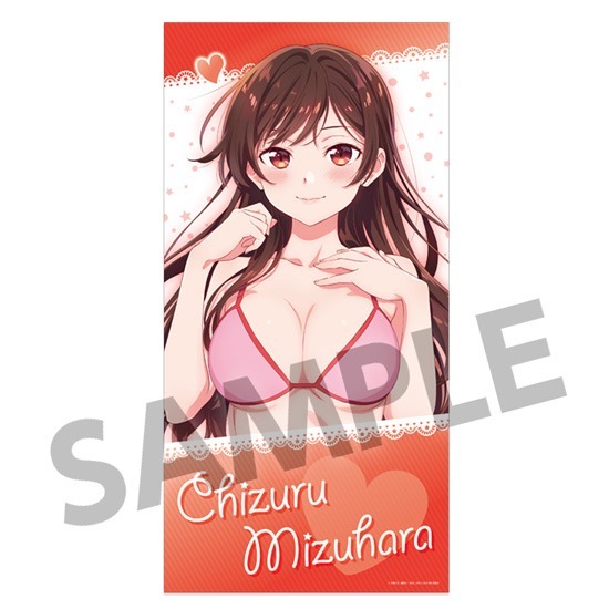 彼女、お借りします マイクロファイバーバスタオル 水原千鶴 水着 ver