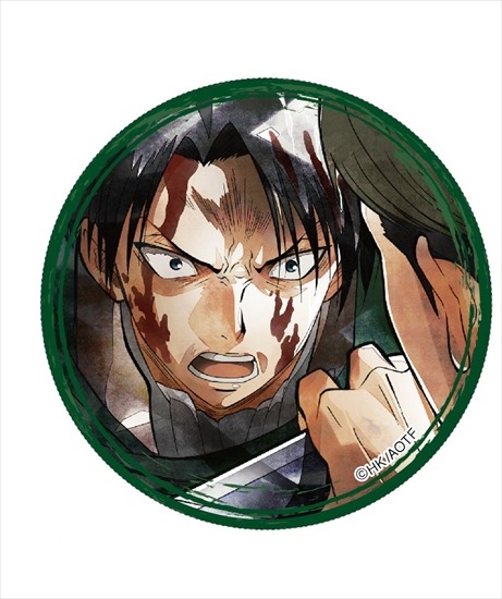 進撃の巨人 キャラバッジコレクション リヴァイ Art-Pic 8個入り1BOX