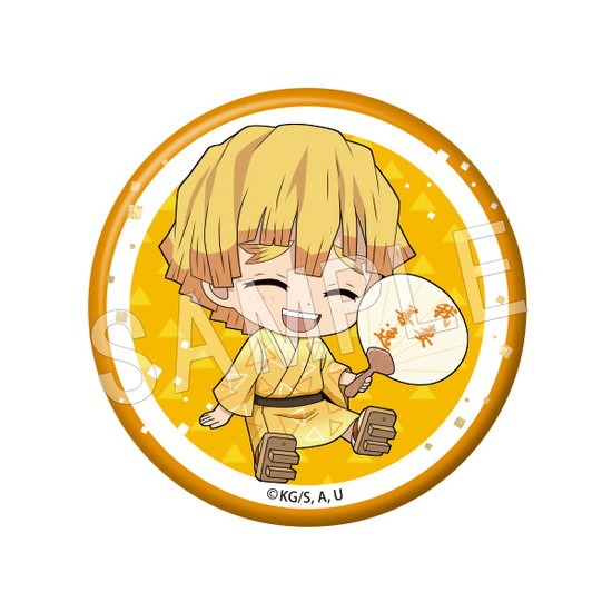 鬼滅の刃 ぺたん娘トレーディング缶バッジ 夏祭りver. vol.1 7個入り