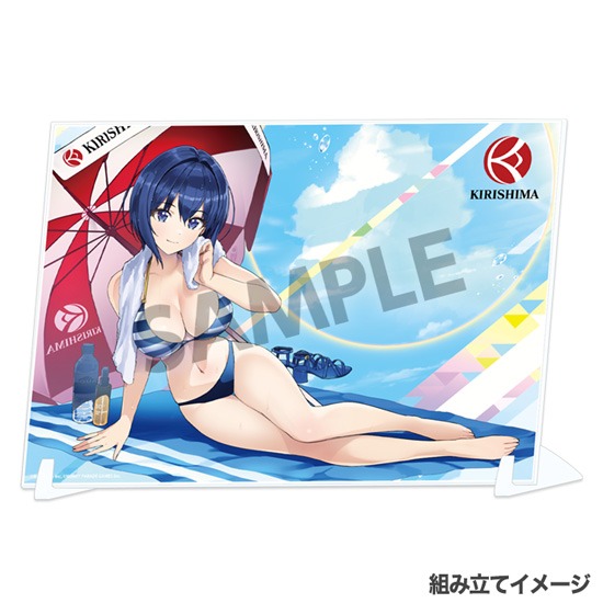 ドルフィンウェーブ ビジュアルアクリルプレート 都条 みちる（水着